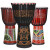 楽都パブのBADABADA 4寸/カラー絵アフリカドラムの手作业によける初心者入门楽器4寸/カラー絵アフリカドラム