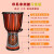 アフリカンドラム寸アフリカンタンバリー初心者寸手制子供手鼓楽器大人アフリカン全套標準10寸-シンプロ彫刻