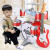 ドラムボライズズ1-3-6歳の男の子のドラムイン特大号情热赤+エレキギタリー(赤)+ドラムム