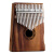 Hlurururu鲁儒亲指琴の防手のタイプロのカリング巴琴の17音の単板の実木の指の琴の演奏器kalimba亲指のピアノの初心者の楽器C种类の护手の円の穴の17音の思い合木