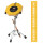 ipusen黄色のダミードラム+ブラケット（ドラム送り強化シール）